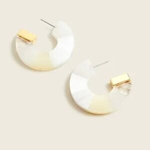 J. Crew Made-in-Italy Mixed Acetate Hoop Earrings